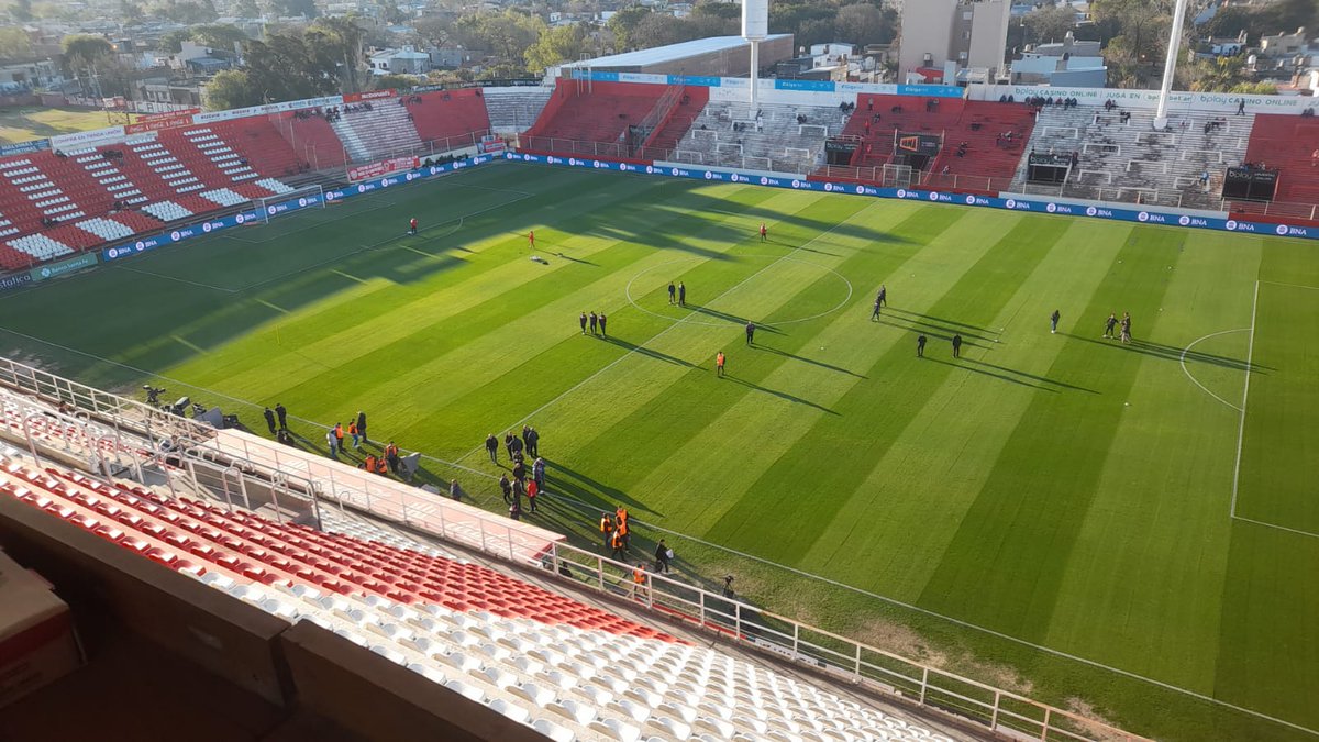 #CopaDeLaLiga | Así luce Santa Fe.
Desde las 19 hs, #Unión recibe a #Racing.