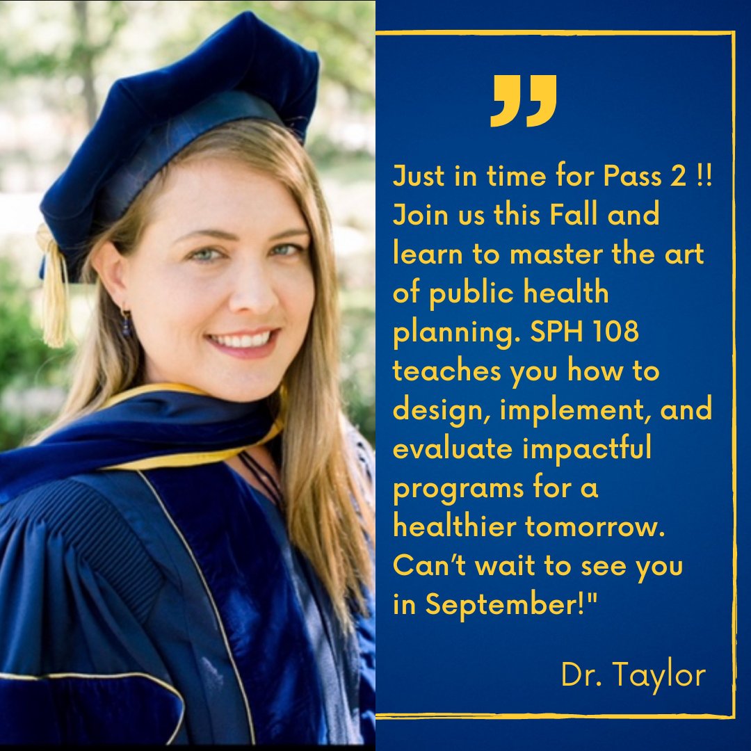 Looking for an elective course to complete your minor in Public Health Sciences or interested in program planning? SPH 108, Introduction to Program Planning &amp; Evaluation, is a three unit course offered during the Fall 2023 Quarter 🗓️. #UCDavisPublicHealthSciences #UCDavisPHS