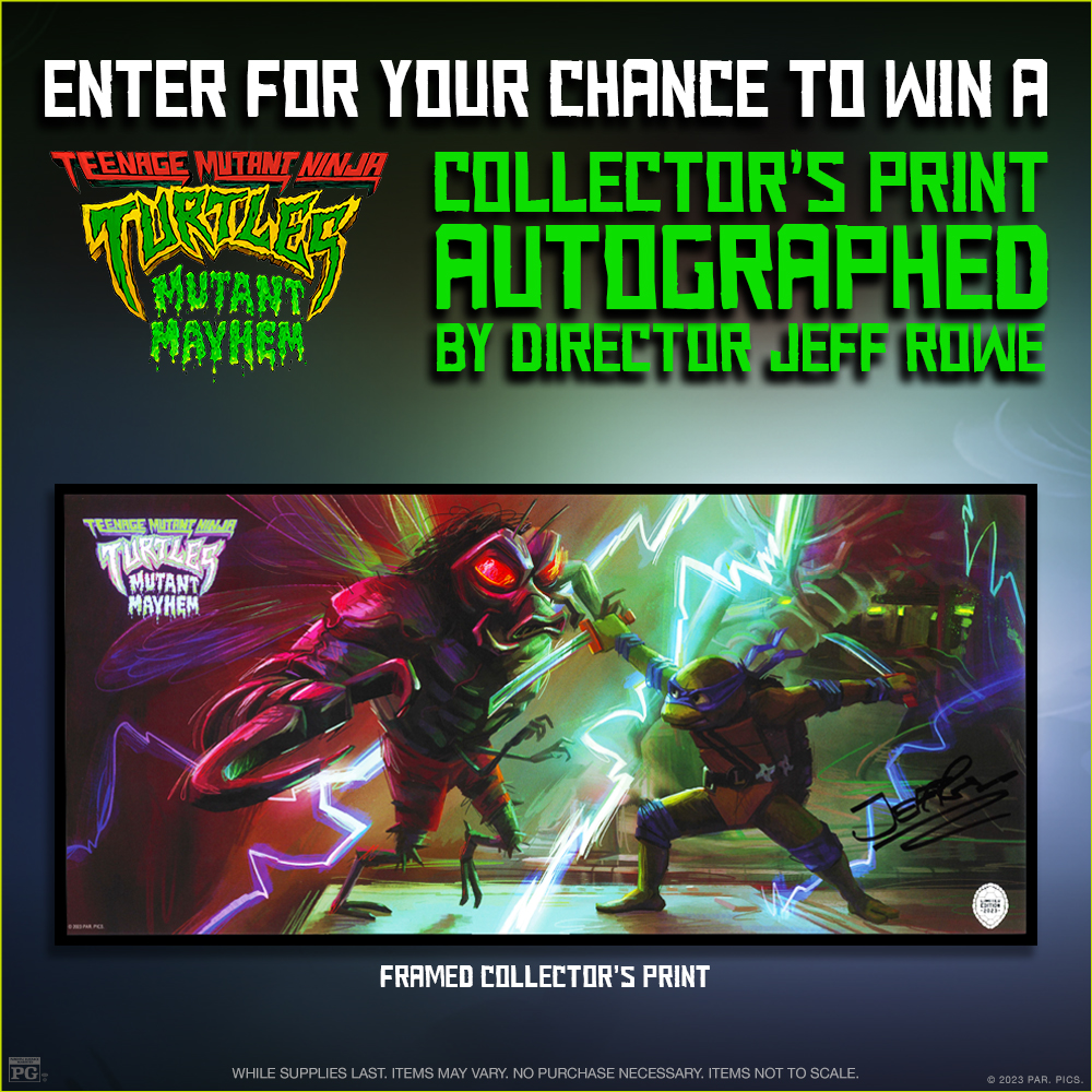 Grab the family and get ticket for TMNT: MUTANT MAYHEM! 🎥🐢 metrotheatres.com or on the Metropolitan Theatres mobile app.  For a chance to enter to win a TMNT: MUTANT MAYHEM signed framed collector's print, visit: metrotheatres.com/sweepstakes