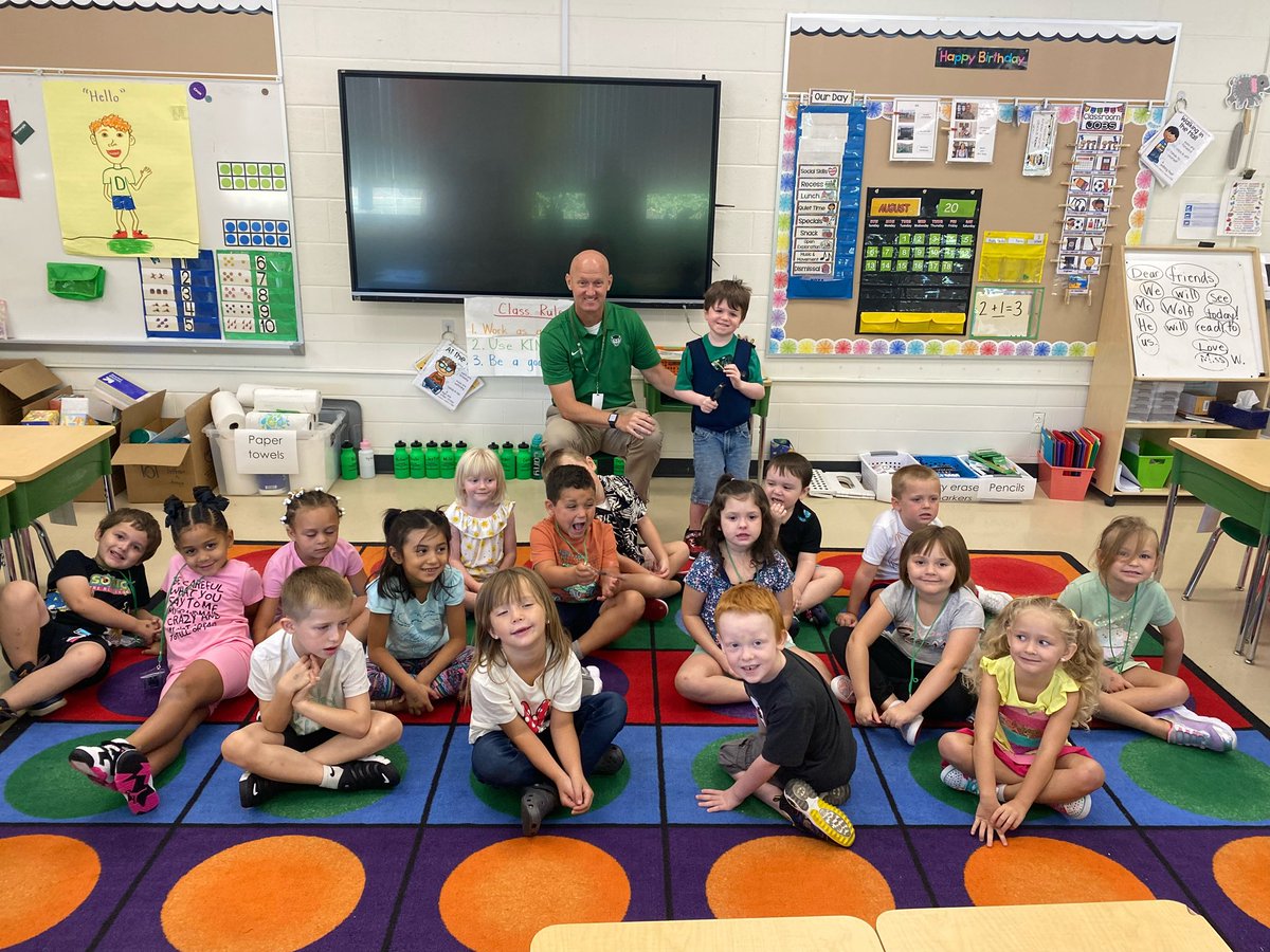 Best Part of the Day…Reading to Mrs. Wartman and Mrs. Amanda’s class