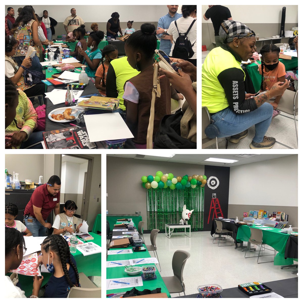Giselle Burgess is the amazing founder of Troop 6000 Girl Scouts of Greater NY. A fist of it’s kind program serving families living in temp housing in NYC. 1344 hosted a financial literacy day with activities centered around wants vs. needs &amp; books donated by Book Fairies
