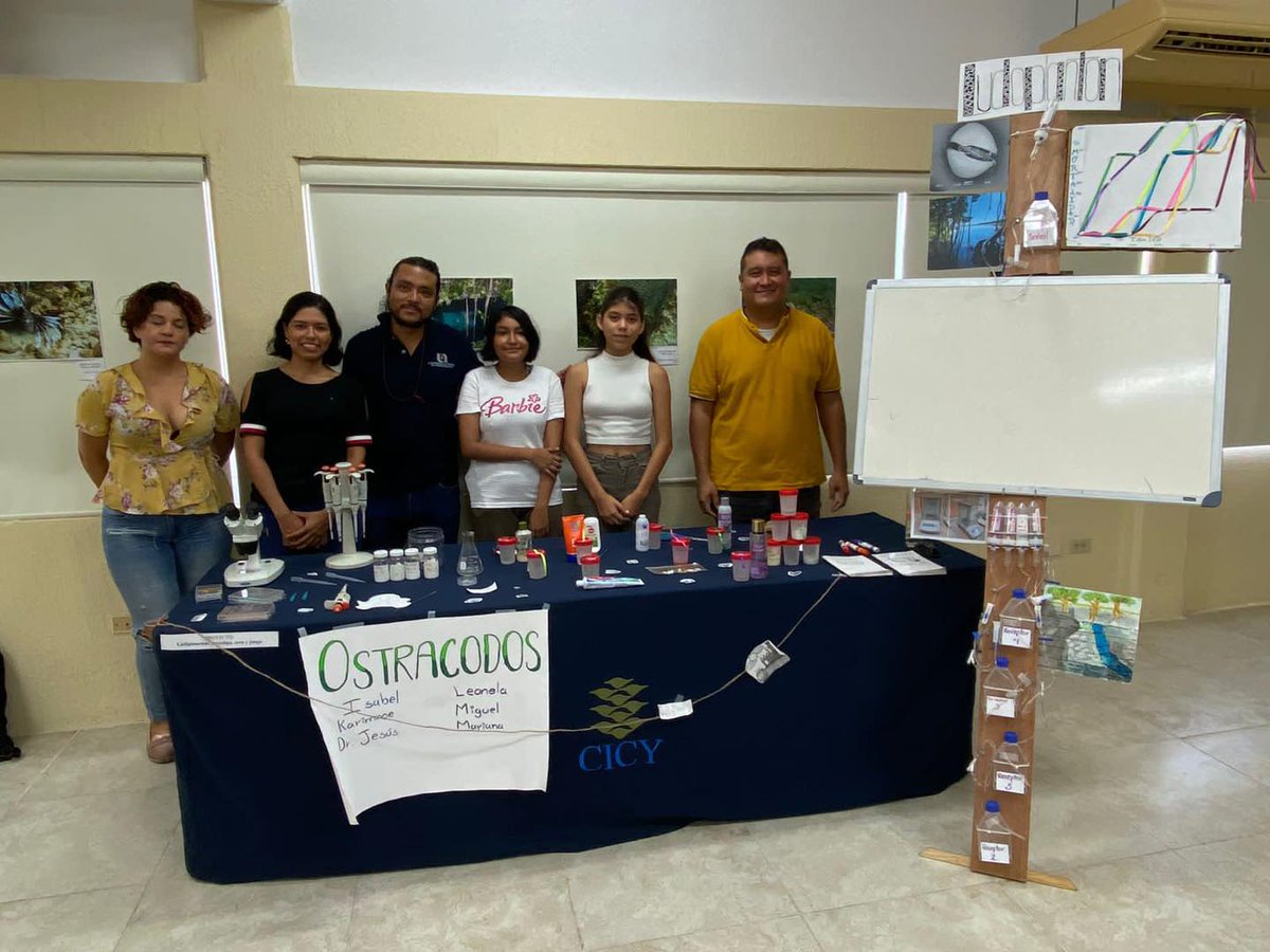 CICYoficial's tweet photo. Esta mañana realizamos las Ferias de Ciencias de #TalentoCICY Secundaria 2023, en los campus de Cancún y Mérida. https://t.co/anOdrhoX14