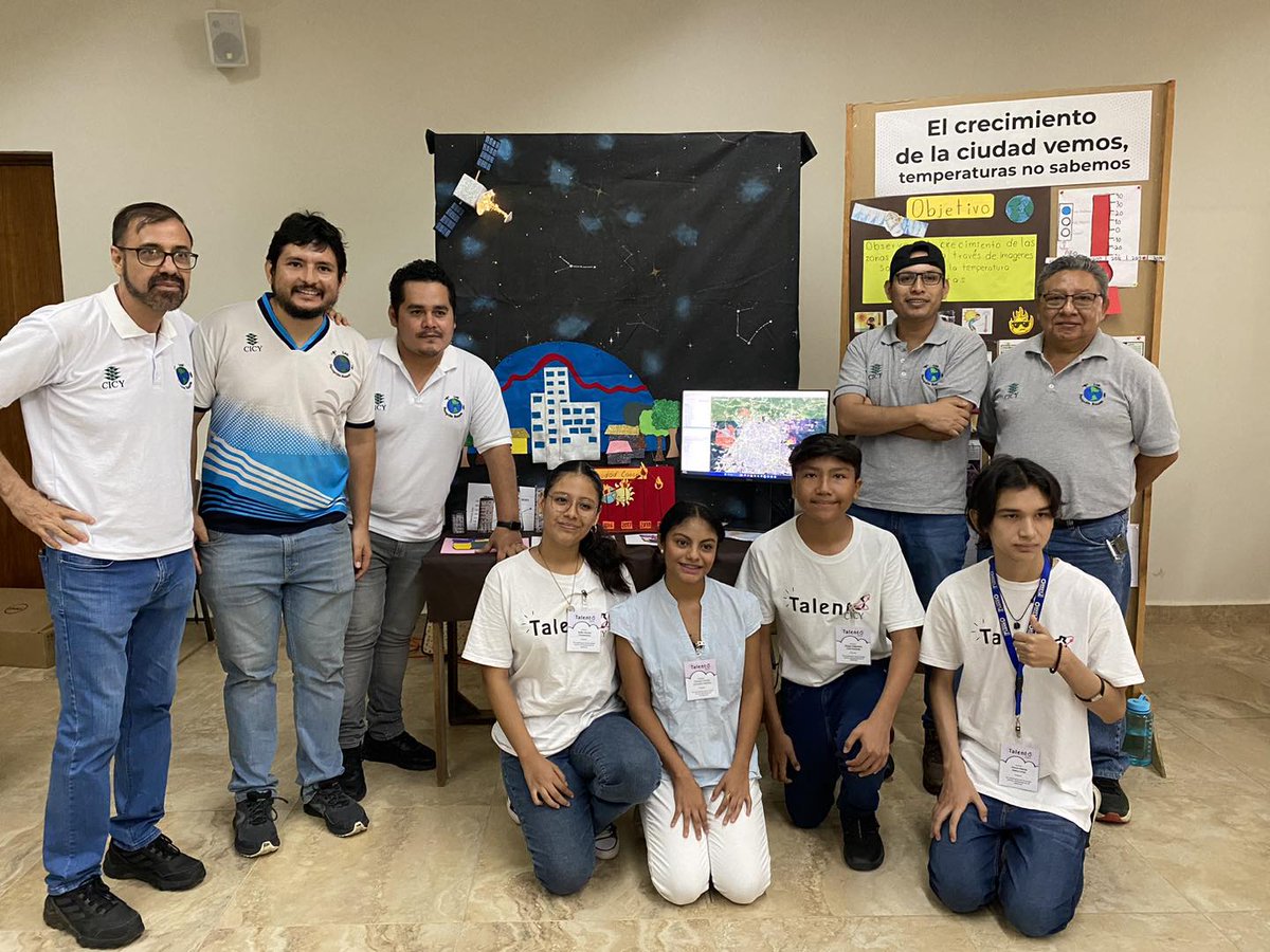 CICYoficial's tweet photo. Esta mañana realizamos las Ferias de Ciencias de #TalentoCICY Secundaria 2023, en los campus de Cancún y Mérida. https://t.co/anOdrhoX14