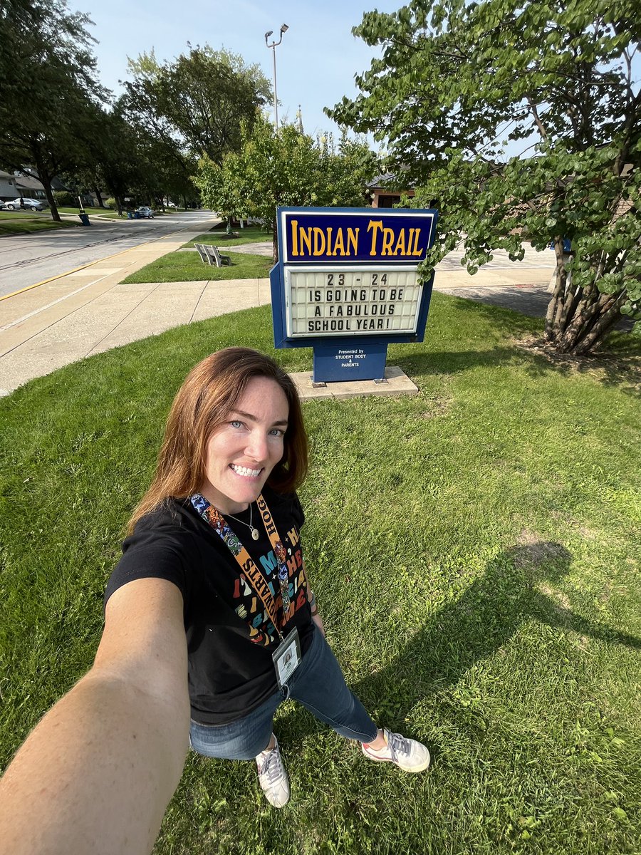 New teacher week is in the books! Indian Trail, I’ll see you on Monday! @IndianTrailDG58 #dg58pride