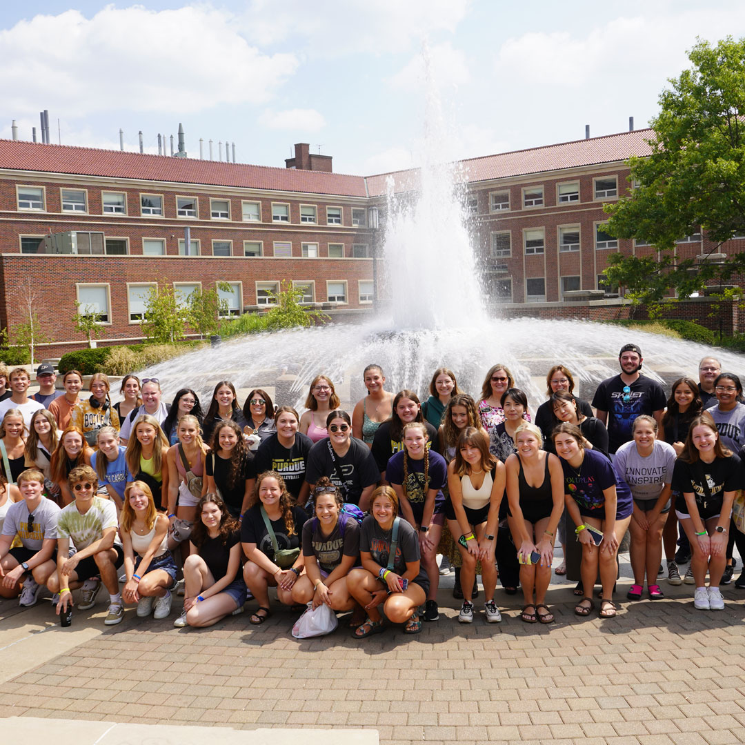 PurdueEDU's tweet photo. We're so glad our new #BoilermakerEducators are here - welcome to @lifeatpurdue and #PurdueEDU! Here are a few events from our #boilergoldrush week. https://t.co/GoGJ2EMBtY