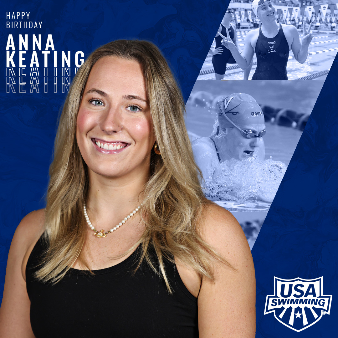 Happy birthday to U.S. National Teamer and <a href="/UVASwimDive/">Virginia Swimming and Dive</a>'s Anna Keating 🥳