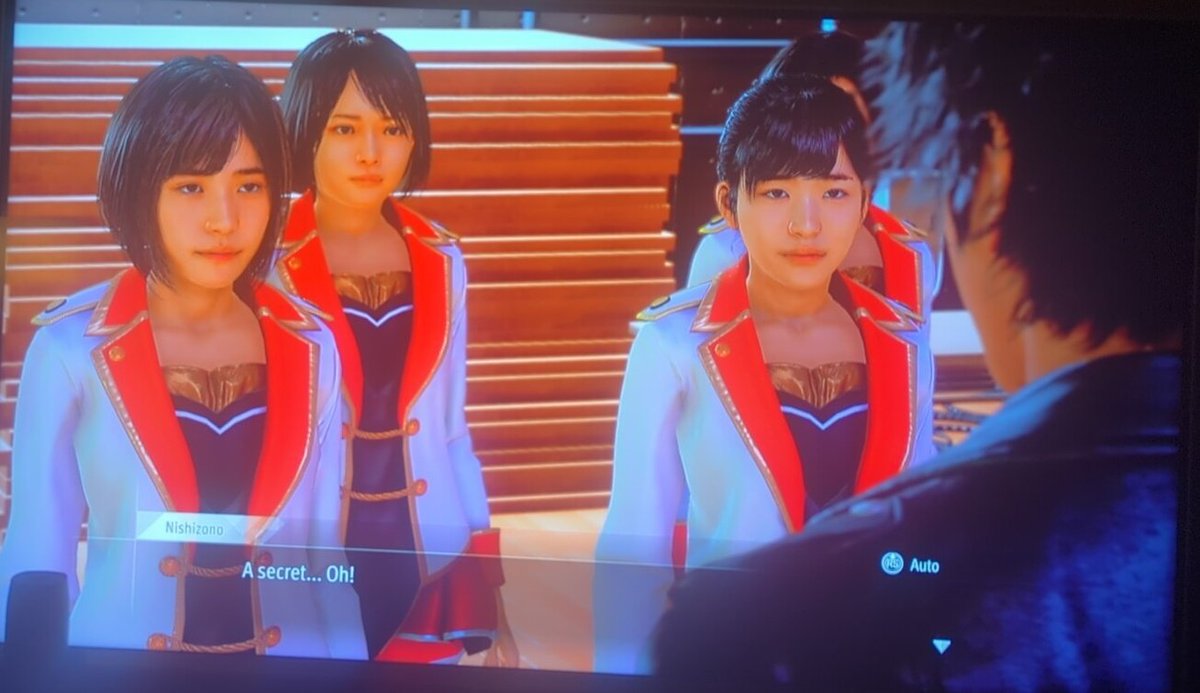 KaitosNightmare's tweet image. This costume is rediculous at least the male one looked pretty cool so disappointed this is the one for the final song of the end of the dance school story in lost judgement