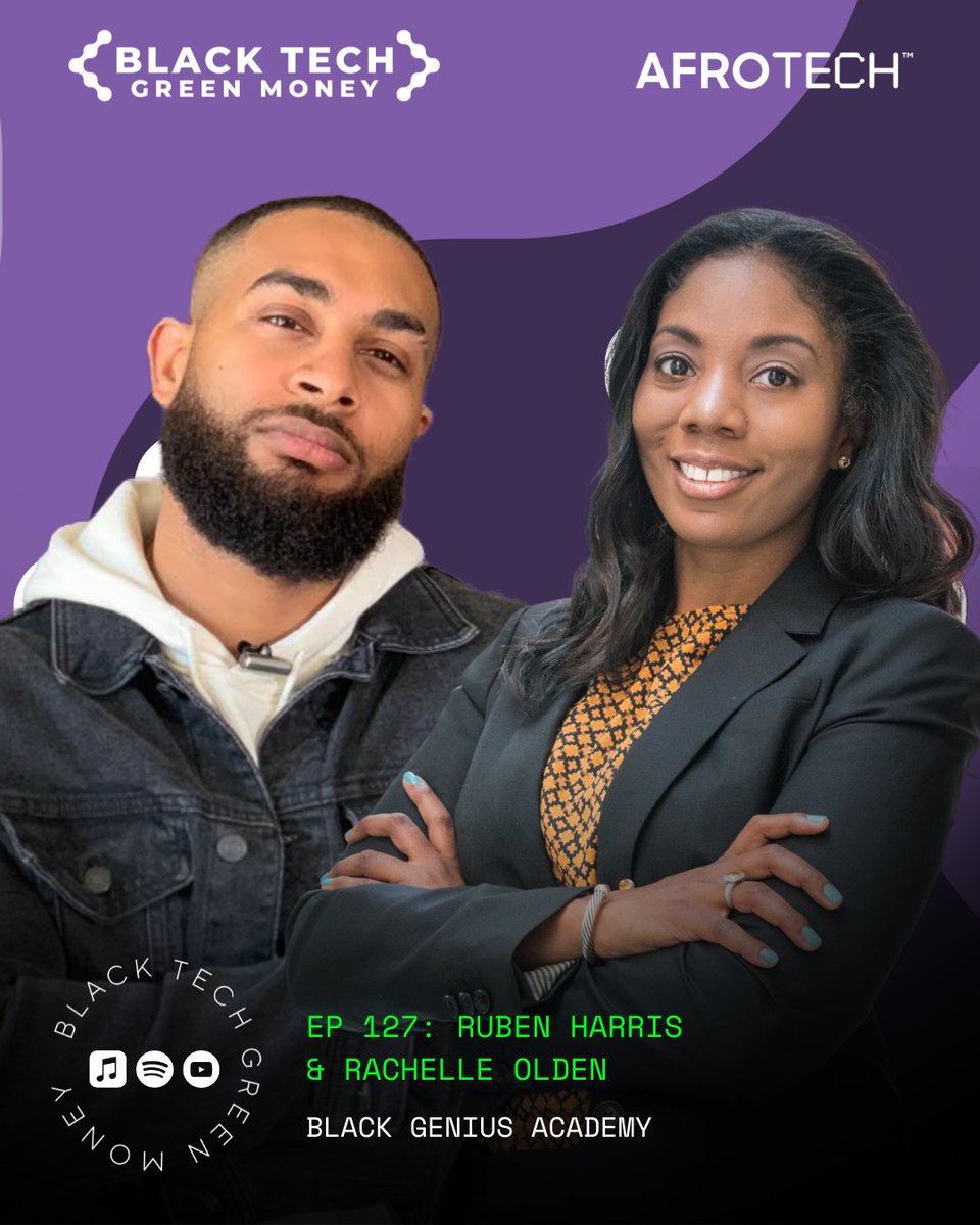 Ruben Harris and Rachelle Olden discuss the launch of Black Genius Academy — a career exploration app that equips aspiring Black tech talent with resources and knowledge to identify, enroll, and succeed in technical education programs.

Listen now 🎧 bit.ly/3YlvvXq