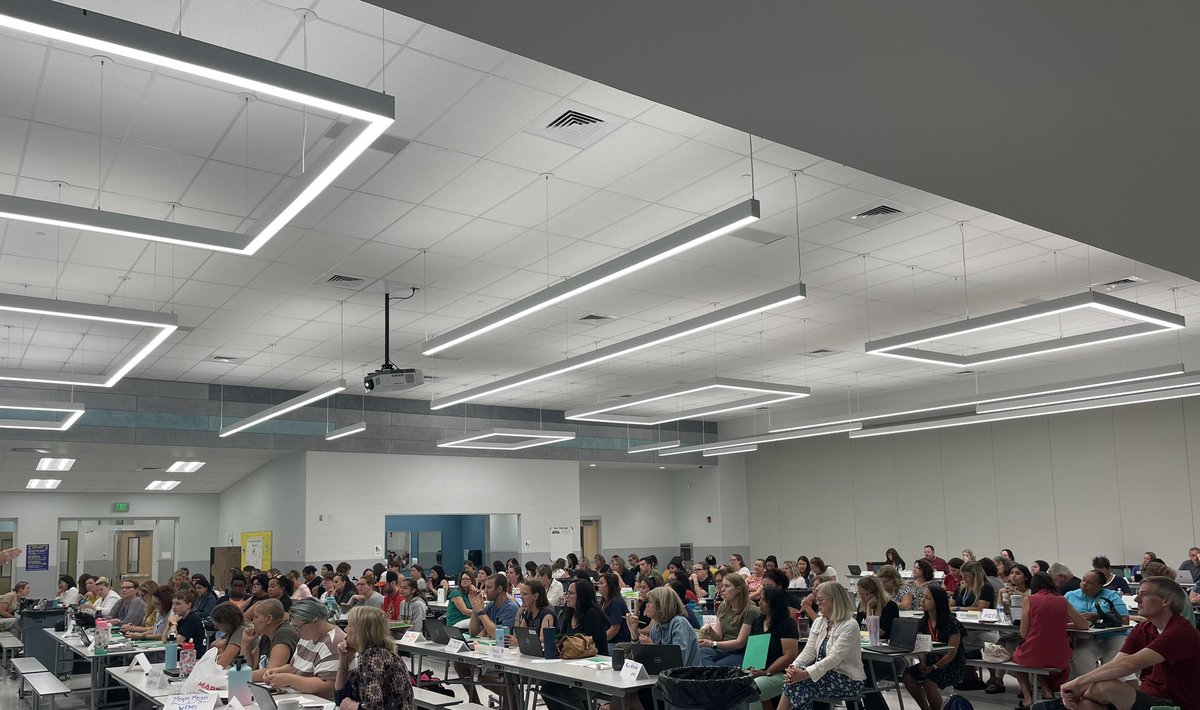 Welcome back #FCPSMEProgram Teachers! We were thrilled to have our entire team of over 130 staff together for Curriculum Day today. This stellar team is taking SY24 by storm and is eager to meet their amazing MLs next week @MeganHailu @KaitlinMooreEdD