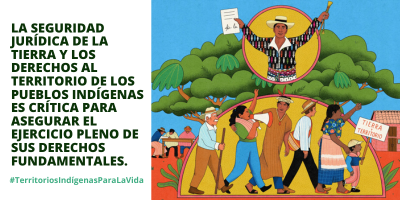 ✊🏽¡Exijamos a los Estados garantizar seguridad jurídica de las tierras y el derecho al territorio de los #PueblosIndígenas!
Esto es clave para proteger sus derechos a la vida, cultura y sus propias prioridades de desarrollo y formas de organización.
➕info territoriosindigenasparalavida.org