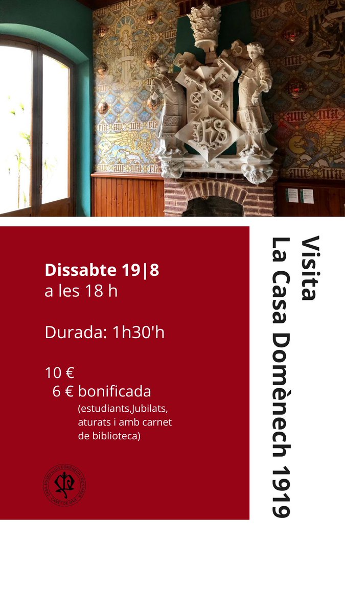 Casa Museu Lluís Domènech i Montaner tweet media