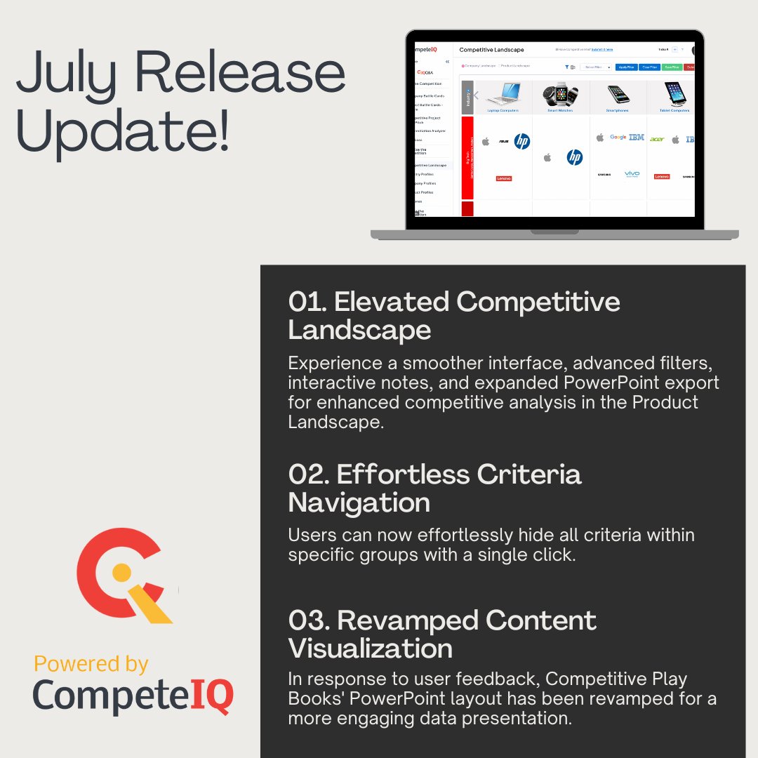 Exciting July Release!