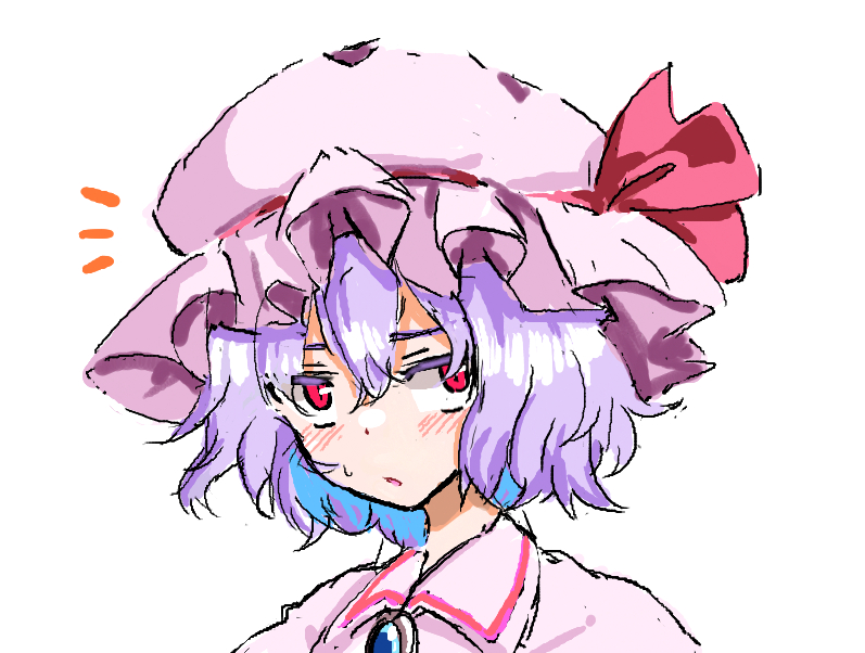 レミリア・スカーレット 「絵チャレミ 」|加陽きら(かびきら)🍣春例大祭「く03a」のイラスト