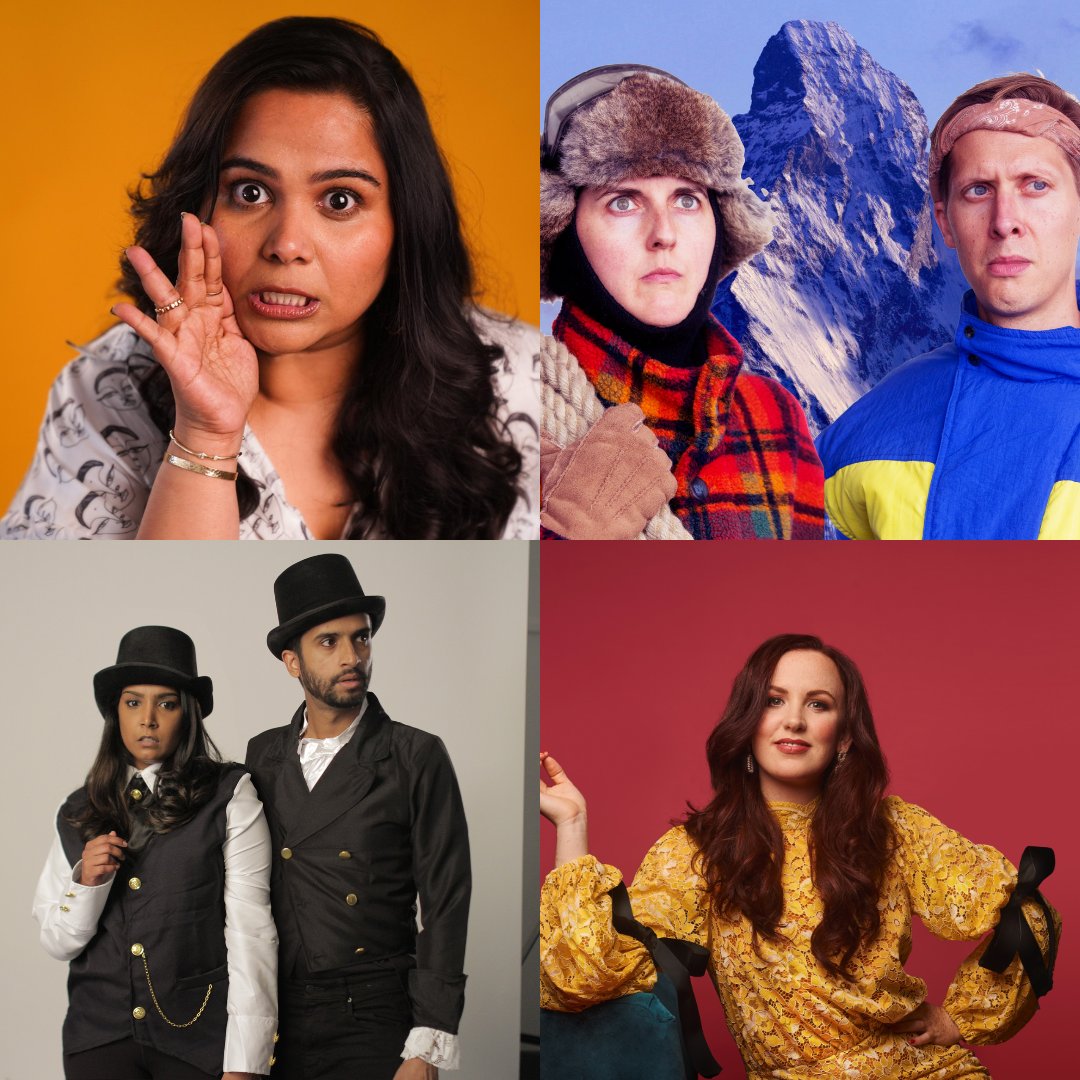 sohotheatre's tweet image. Fancy a sneak peek at some of the comedy coming up next week? Course you do!

@sumukhisuresh @GBMysteries @sketchy_ones @CatherineBohart 🙌🔥

sohotheatre.com/dean-street/