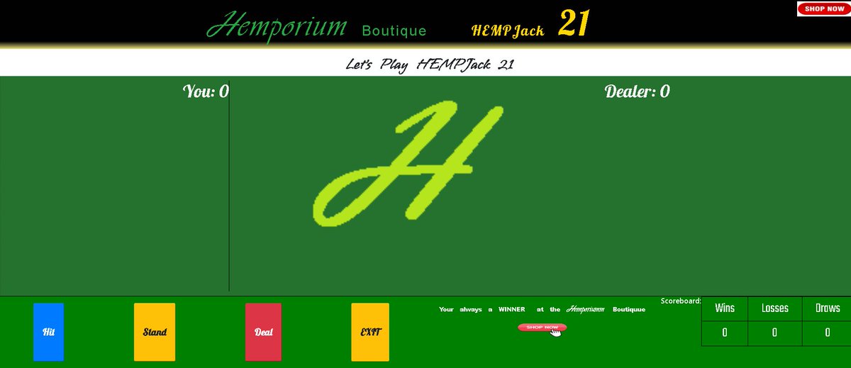 CannaDist's tweet image. play HEMPJack 21 hemporiumboutique.com