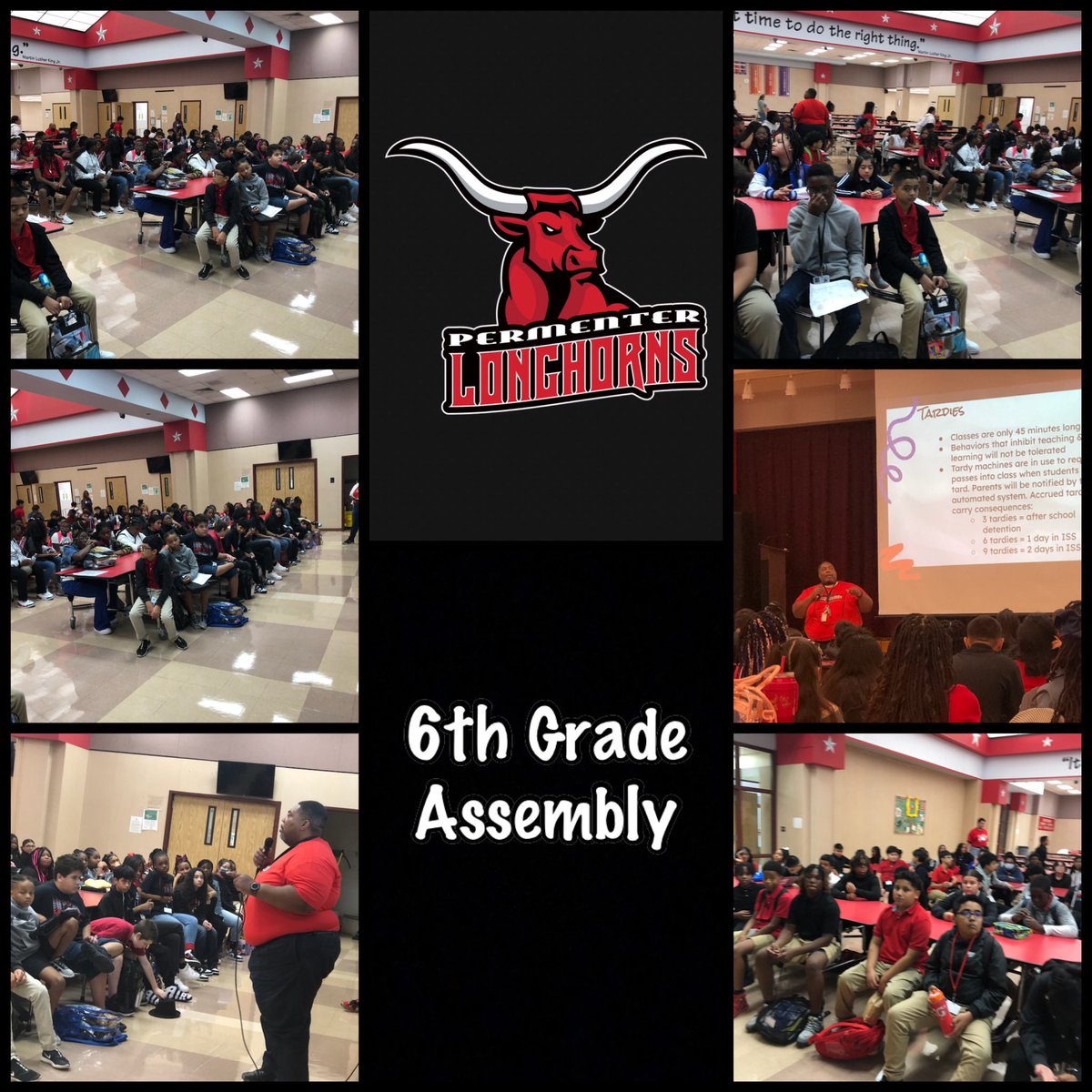 PermenterCH's tweet photo. We held grade level assemblies today to ensure all of our scholars understand our expectations for excellence! We’re on the move at Permenter! #CHISD #MissionPossible #PermenterPride https://t.co/Vegc7Eu25B