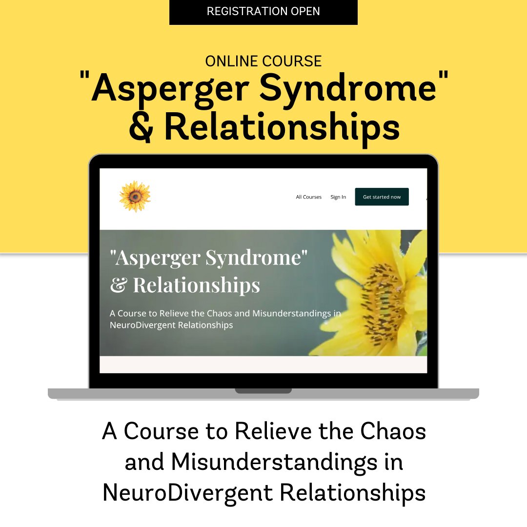 KathyMarshack's tweet photo. My online course, "Asperger Syndrome" &amp; Relationships is for both NeuroTypicals and NeuroDiverse. It has tons of free resources for members. Learn more here: https://t.co/DWiiVBX23z https://t.co/ljSSik9ZTF