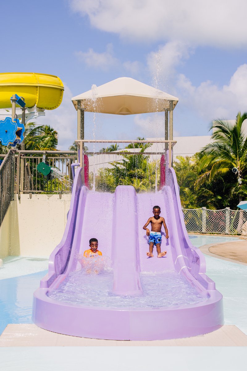 Slip, slide, and splash. Endless smiles are complimentary when you enjoy the fun of Baha Bay.