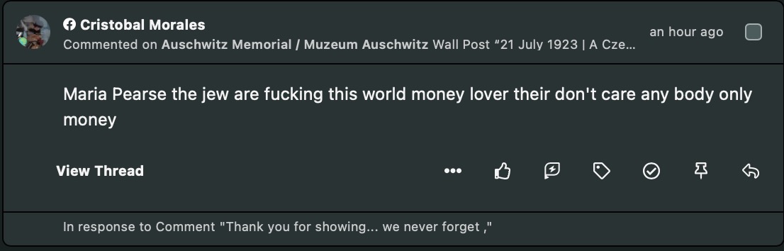 Auschwitz Memorial tweet media