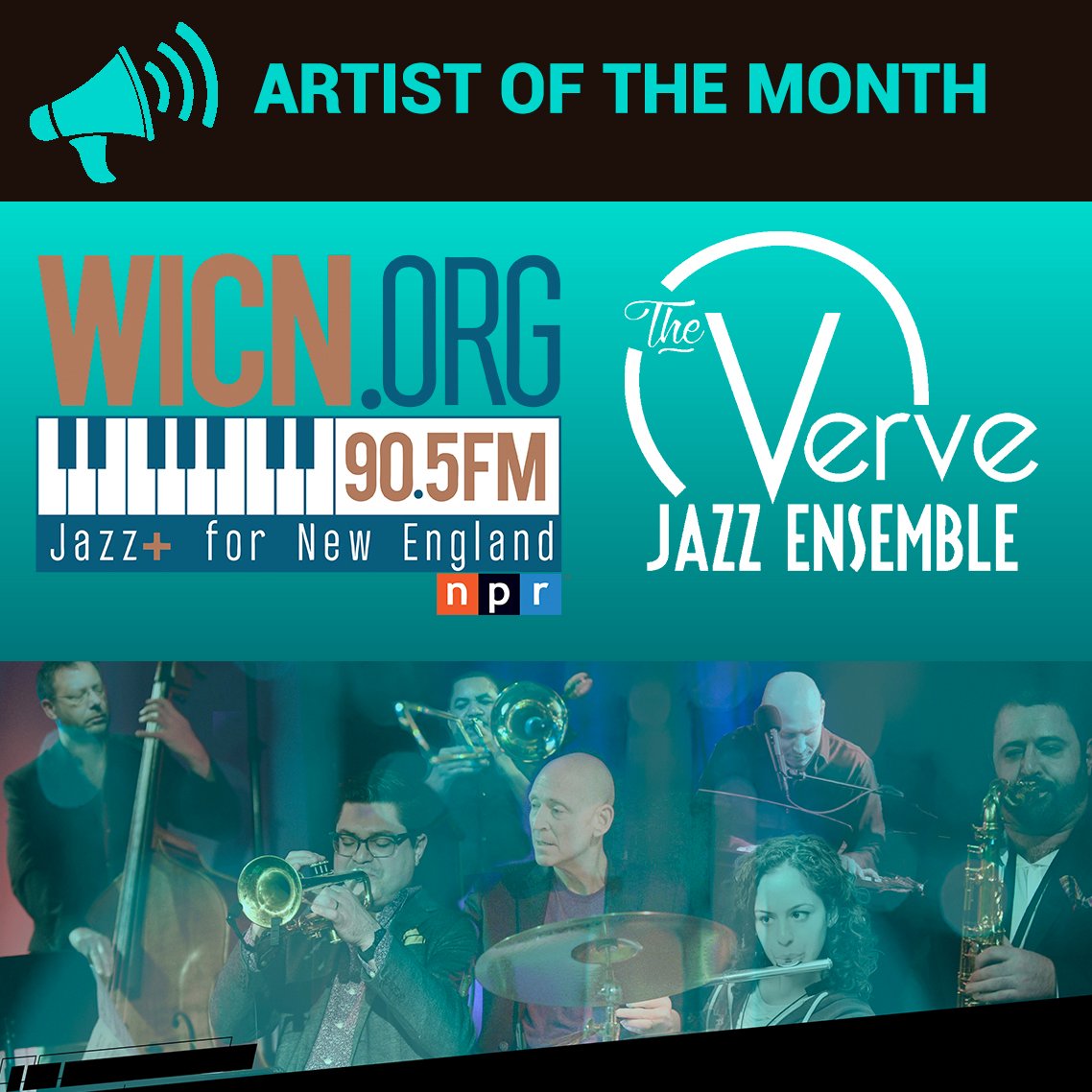 🎺🌟 The VJE is flattered to be WICN's Artist of the Month! Check out the wonderful interview on our homepage (verve-jazz.com).

Grab Your Tickets now: shorturl.at/dJMV2

#HanoverTheatre #TheVerveJazzEnsemble #JazzatSunset #jazz #jazzmusic #band