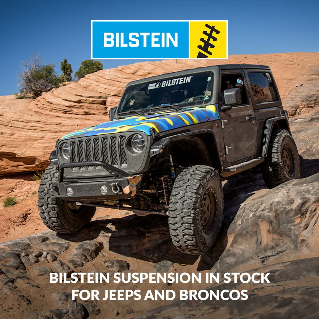 ✅ IN-STOCK --- Upgrade the response and performance of your Jeep suspension with a set of Bilstein Shocks! Shop Now: buff.ly/3Qygtwk 
.
#northridge4x4 #nr4x4 #northridgenation #deals #jeepjl #jeepjk #jeepjt #jeep #industryleader #overland #overlanding #offroad #wrangler