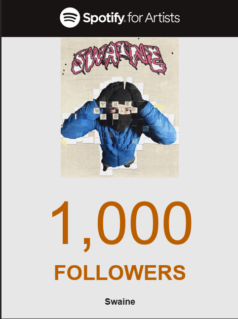 swainesworldd's tweet photo. THANK YOU FOR 1K ON SPOTIFY

ONLY UP FROM HERE

LOVE https://t.co/o394MBHyPu