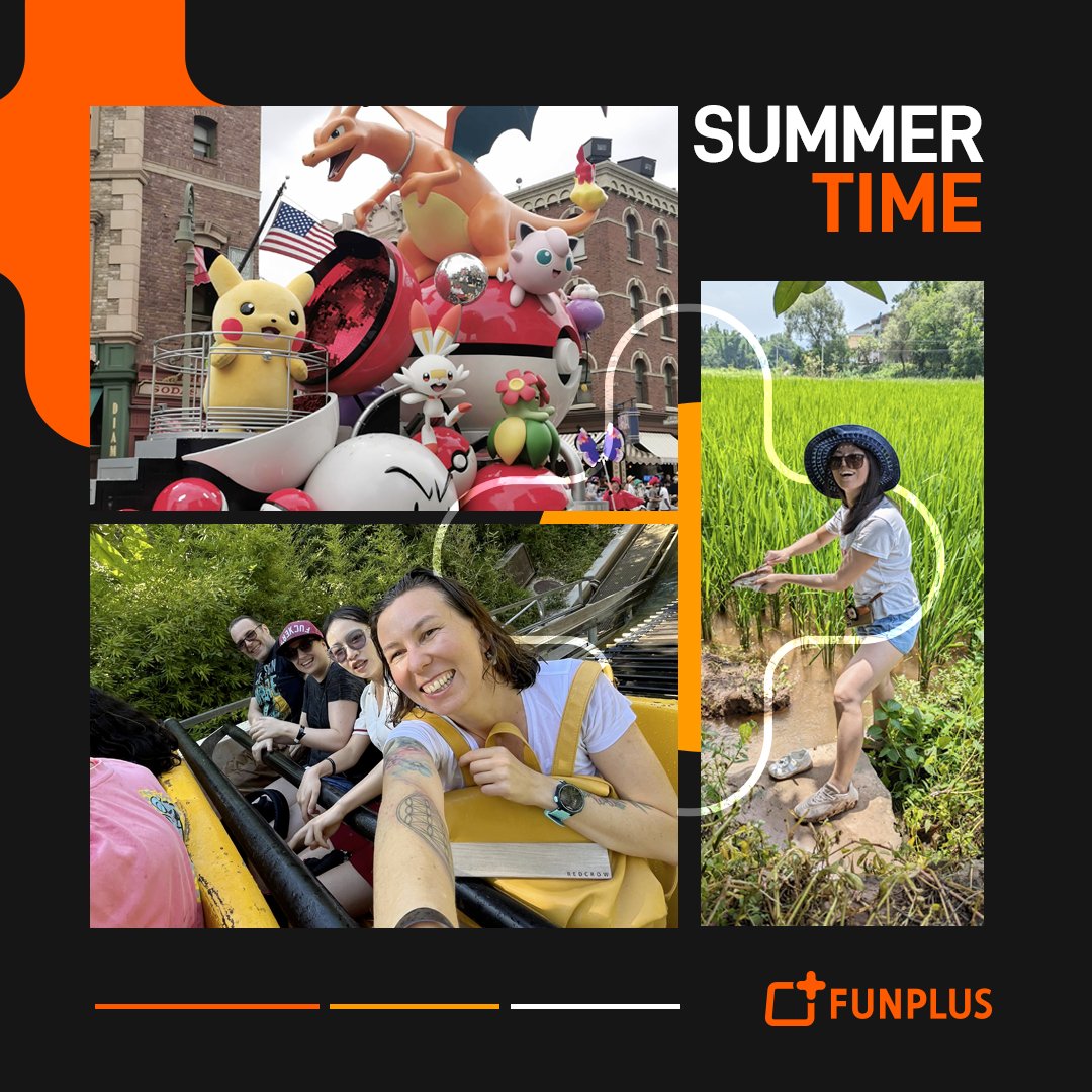 FunPlusGames's tweet image. We're having a FunPlus blast this summer! ☀️ We want to remind you to take some time off too: enjoy quality moments with friends and family, and don't stress. Share your adventures with us and make this summer one to remember! 

#FunPlusSummer #TakeABreak #FunSummer