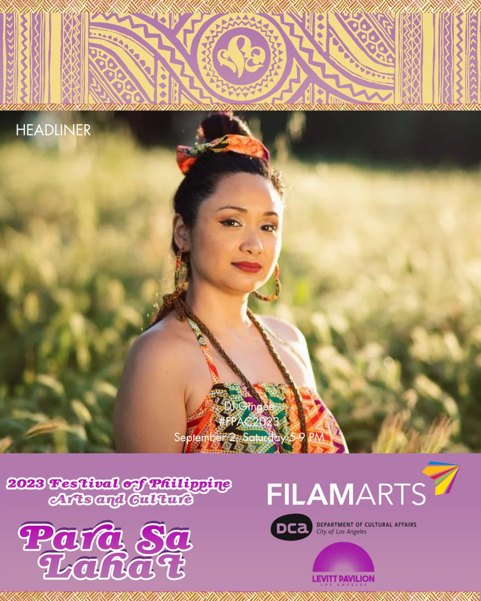 gingeeworld's tweet image. proud to be representing the L.A. Filipino community at this years #FPAC fest at @Levitt_LA come see the exciting collaborations we&apos;ve been working on blending different traditional groups and contemporary music and visual art! 9/1 &amp;amp; 9/2 at #macarthurpark FREE and all ages 😁