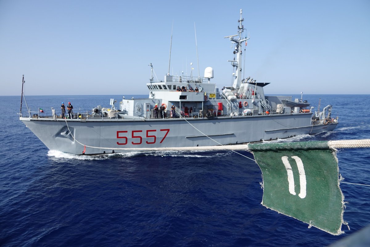Operation NOBLE SHIELD. One minehunter left the TG, a new one joined us. Fair winds to ITS Alghero for her new operational commitment (Operazione Mediterraneo Sicuro) and welcome onboard to ITS Numana. One more intensive training at sea is to begin #WeAreNATO #StrongerTogether💪