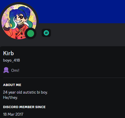 Boyo_418's tweet photo. Good lord
Yeah I really shouldn't stick around if this actrually happens Here's the socials I actually kinda use (with Discord I don't really talk a lot outside of servers) https://t.co/14dhOIl0at