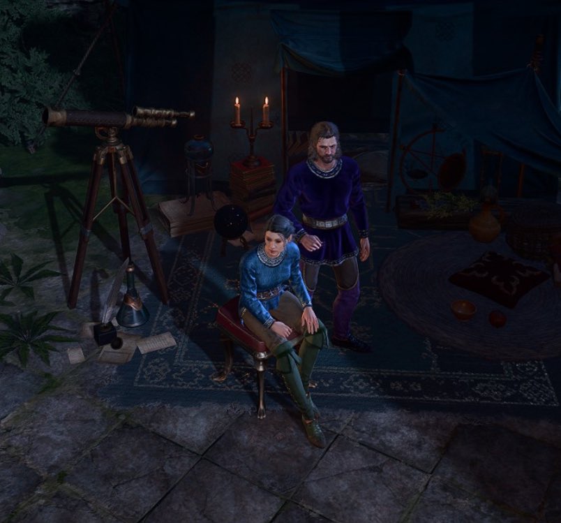 Life hack, steal Astarion’s chair and sit with Gale by his tent.
#bg3 #Gale #bauldersgate3