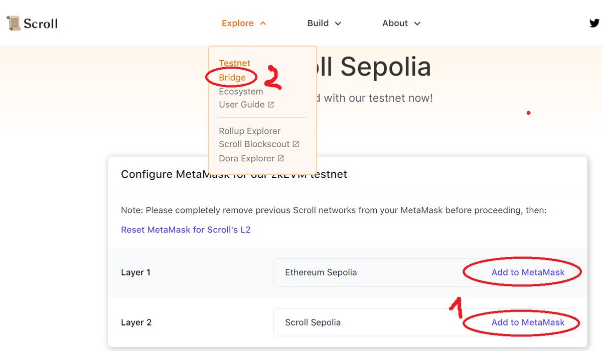 vodkamq's tweet photo. Update: Săn Air #Scroll Beta trên Sepolia
1. Join https://t.co/8boEmPzQG3 & add Mạng (H2)
2. Chọn Bridge như (H2)
-Cầu qua lại giữa sETH & sScroll
-Nên làm khoảng 1 sETH
-Chia nhỏ 5-10 lệnh& ngược lại 1-3
-Rút về cỡ vài ngày nên mở lệnh rút rồi out khỏi đợi
DONE https://t.co/4geKcmiZkV