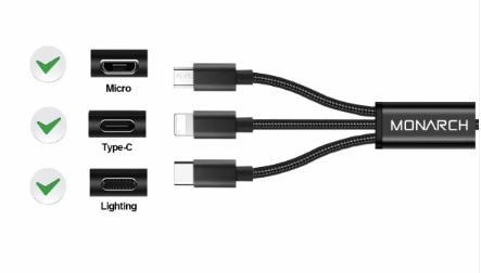 fonegadgetsuk's tweet image. " Monarch 3-IN-1 USB Trio Charging Braided Cable "

Click here to buy;
fonegadgets.co.uk/cables/chargin…

#fonegadgetsuk #microusbcable #3in1usbtriocable #triocharging #iphoneaccessories #iphone11usbc #usbdatacable #shoponline #typecusbcables #TypeC #lightningcable #onlineshoppinguk