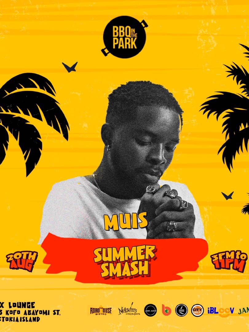 If you love to have fun, enjoy good performances from @muiswrld & @koldaf you should not miss summer smash this Sunday at Barbecue in the Park😍

#BIPSummerSmash #BbqinDPark
Cc @BbqinDPark 🫡

Register here for free
tix.africa/bipss