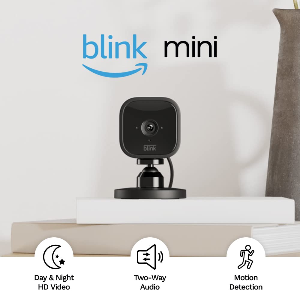 Blink Mini Comactodoor Smart Security Camera - 1080p HD Video, Night Vision, Motion Detect, Two-Way Audio, Works with Alexa.

Click here for details: citly.me/KMda8