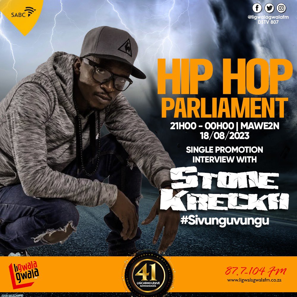 ligwalagwalaFM's tweet photo. #HipHopParliament | #NewSingLePromo πΏ21H00-00H00 | ποΈ: @Mawe2N ku #Ligwalagwala #LFmWaywaya https://t.co/YjRYtCaq3k