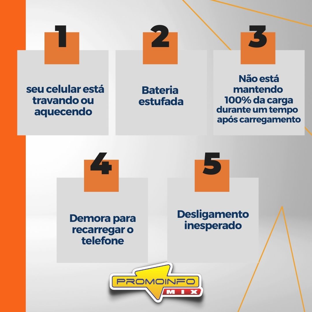 Promoinfo's tweet image. Quando é a Hora Certa de Trocar a Bateria do Seu Celular? ⚡️

 Com o tempo e uso constante, a vida útil da bateria pode diminuir, resultando em problemas de desempenho e duração da carga.  
#shoppingspromoinfo #promoinforj #bateria #BateriaNova #EnergiaTotal #celular #rj