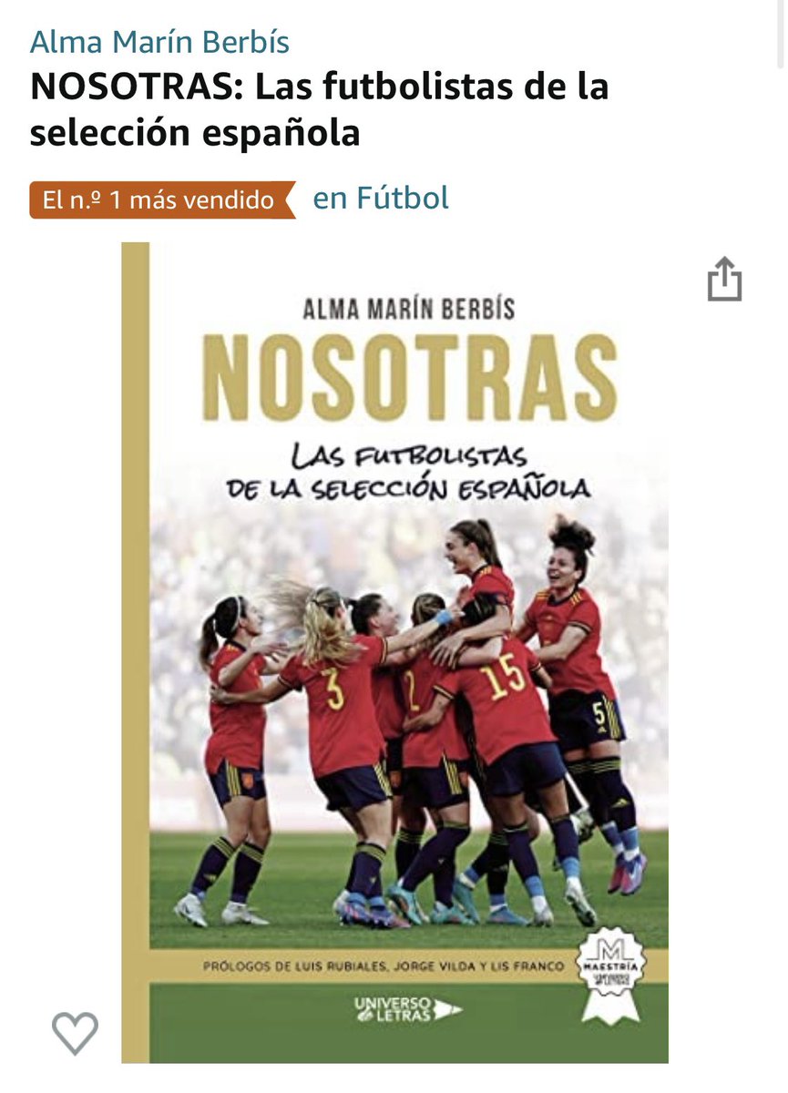 almaber14's tweet photo. Seguro que el CAMPEÓN @capde11 da #SUERTE🍀 a las CAMPEONAS @SEFutbolFem @FutFemIberdrola 

Ambos tienen en común a su biógrafa 🤪📚 @LibroNosotras #LaSuerte https://t.co/XoROqSqdGH