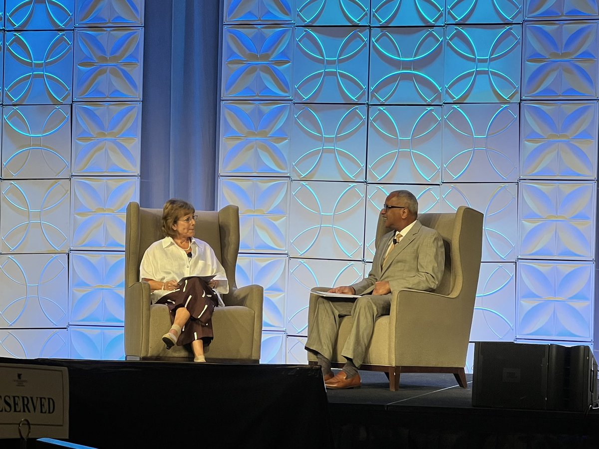 Very insightful information at the fireside chat this morning with our two biggest aging champions, @_MealsOnWheels CEO Ellie Hollander and @EdwinWalkeracl1, Assistant Dep. Sec. of HHS/ACL. @NCOAging @justiceinaging @ReframingAging @AoAgov @WHAging #morethanameal