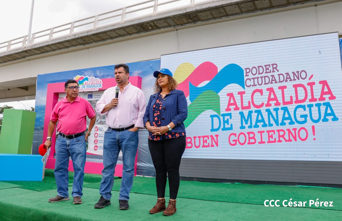 el19digital's tweet photo. En Imágenes: Autoridades de la Alcaldía de Managua realizaron la presentación del proyecto de ampliación de la Pista Juan  Pablo II, este viernes.

@alcaldia_mga 
#Nicaragua https://t.co/QNJUwr9Ho0