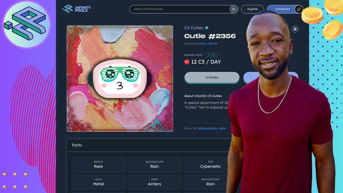 dapp_central's tweet photo. The @infinitypoolsio platform is bringing a new type of staking to #Cardano, simplifying the entire staking experience for NFTs and FTs alike! Check them out and their current #Catalyst proposal down below! https://t.co/9KiKB21bp4