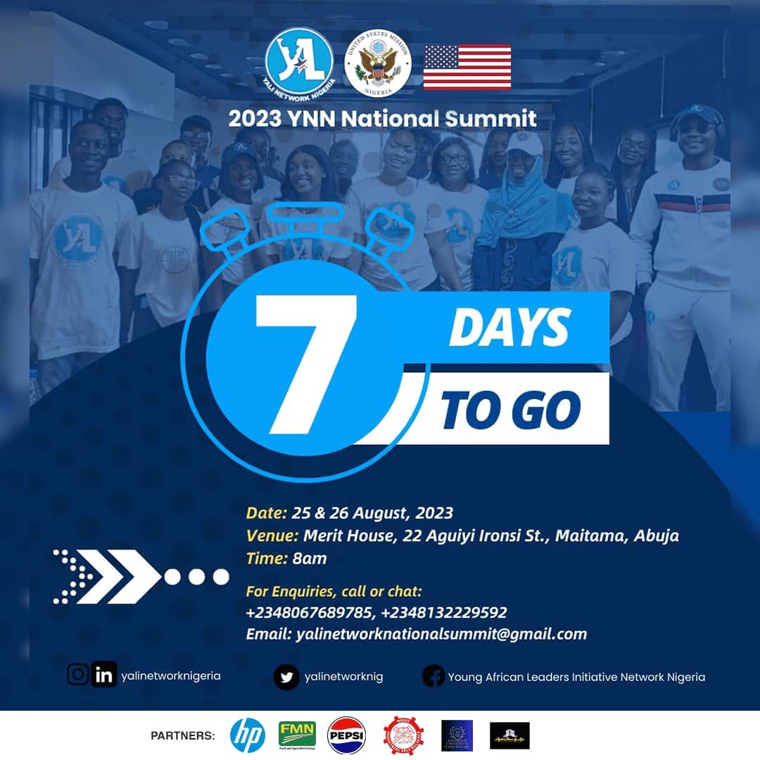 Anticipate and Plan to attend this Event! Register now to Attend Virtually bit.ly/YNNNS #YALIBeyondLimits #YNNNS2023NationalSummit #YALINetworkNigeriaNationalSummit2023 #YALINetworkNigeria