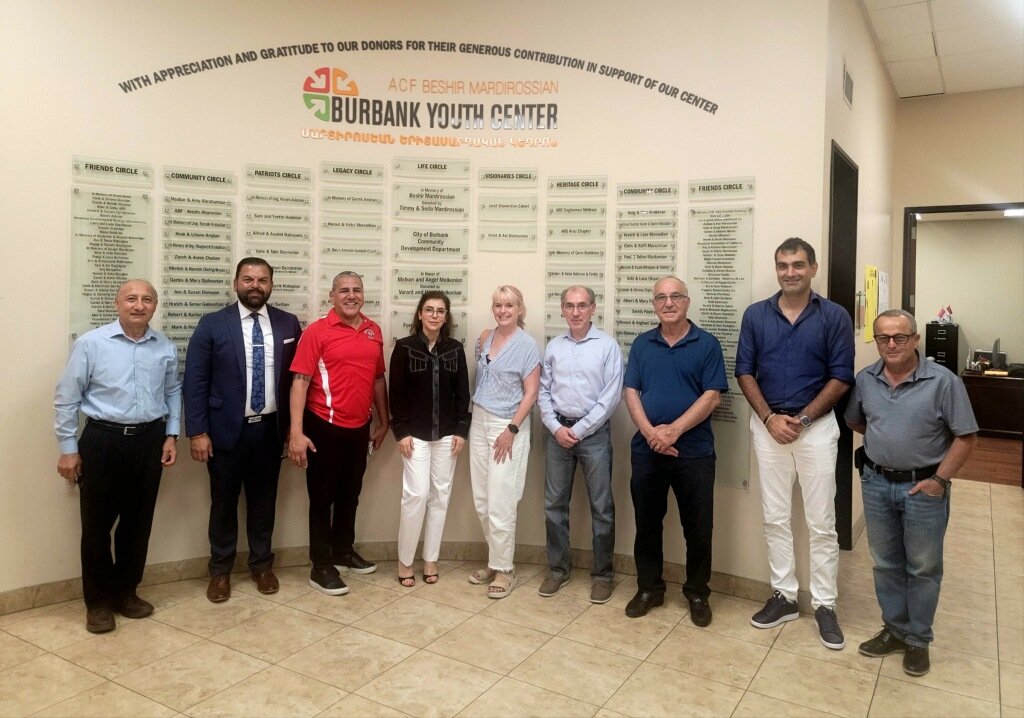 ANCA Burbank conducts a productive meeting with BUSD board members Armond Aghakhanian and Abbey Pontzer Kamara and Interim superintendent Dr. John Paramos.