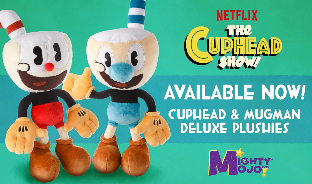 They're brothers, best pals, and all-around swell cups! Starting now, you can bring home a pair of your very own Cuphead & Mugman plushies – inspired by The Cuphead Show and crafted with the utmost care by the premium toy purveyors at @MightyMojoToys. mightymojotoys.com/products/cuphe…