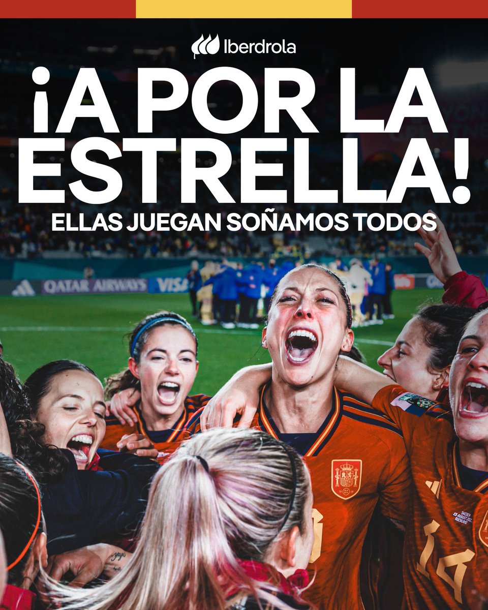 Un día para la HISTORIA 👇

🌍 ¡No te pierdas la GRAN FINAL en la que ESPAÑA 🇪🇸 puede convertirse en la mejor del mundo!

🙌 En directo, desde casa, en las fan zones... ¡Este domingo TODOS con la @sefutbolfem!!
📺 12:00h en <a href="/La1_tve/">La 1</a>

⚽️ ¡VAMOS, ESPAÑAAAA! #EllasJueganSoñamosTodos