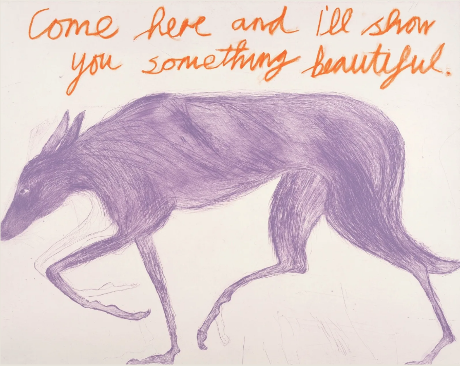 CricketFineArt's tweet image. KATE BOXER
Come here and I'll show you something beautiful... 🐺 

Kate Boxer⁠ 
Come Here⁠ Drypoint and oil pastel⁠ 
86.4 x 109.9 cms

#kateboxer #drypoint #print #artgalleries  #oilpastel #contemporaryart #contemporaryartgallery #artgallery #art  #artist   #cricketfineart