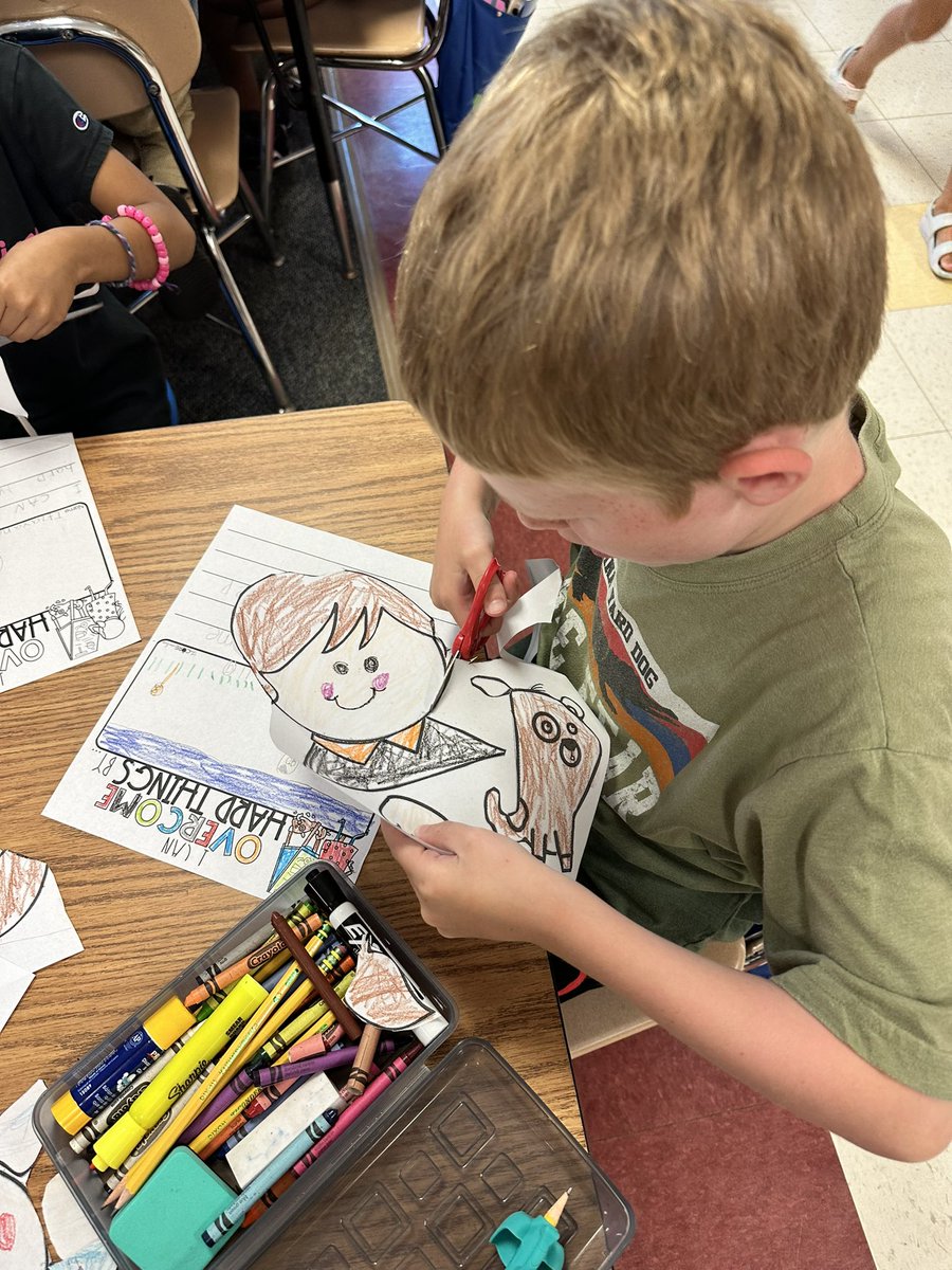 We are building our school community and hosting <a href="/ms_mawyer/">Sydney Mawyer</a> class today. Students are writing about how they can overcome hard things. So much learning going on! #TrackOut #YearRound #BuddyTeaching <a href="/AdamsYRES/">Adams Elementary</a> #sharingSpace