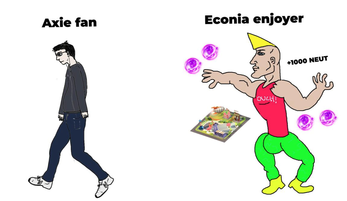 Crypto Econia: P2E NFT game tweet media