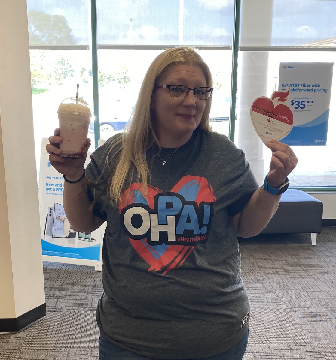 Bought one donated one! Did a strawberry frappe today can’t for pumpkin spice season! How do you like your coffee?! <a href="/TrayeValentine/">Traye Valentine</a> <a href="/keroninc/">Keron Incarnato</a> @unstOHPAble #OHPAhasheart