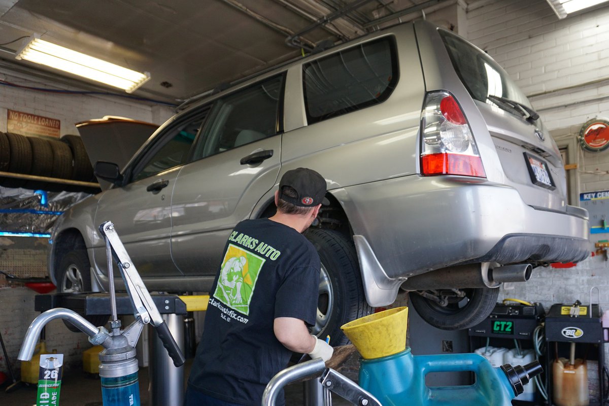 At #ClarksAuto, we make sure that your Subaru is safe and ready for your adventures ahead.
-
#MegaSubieShop #ClarksAutoFix #ClarksSubaruFix #Subaru #Forester #LibertyWells #Brakes